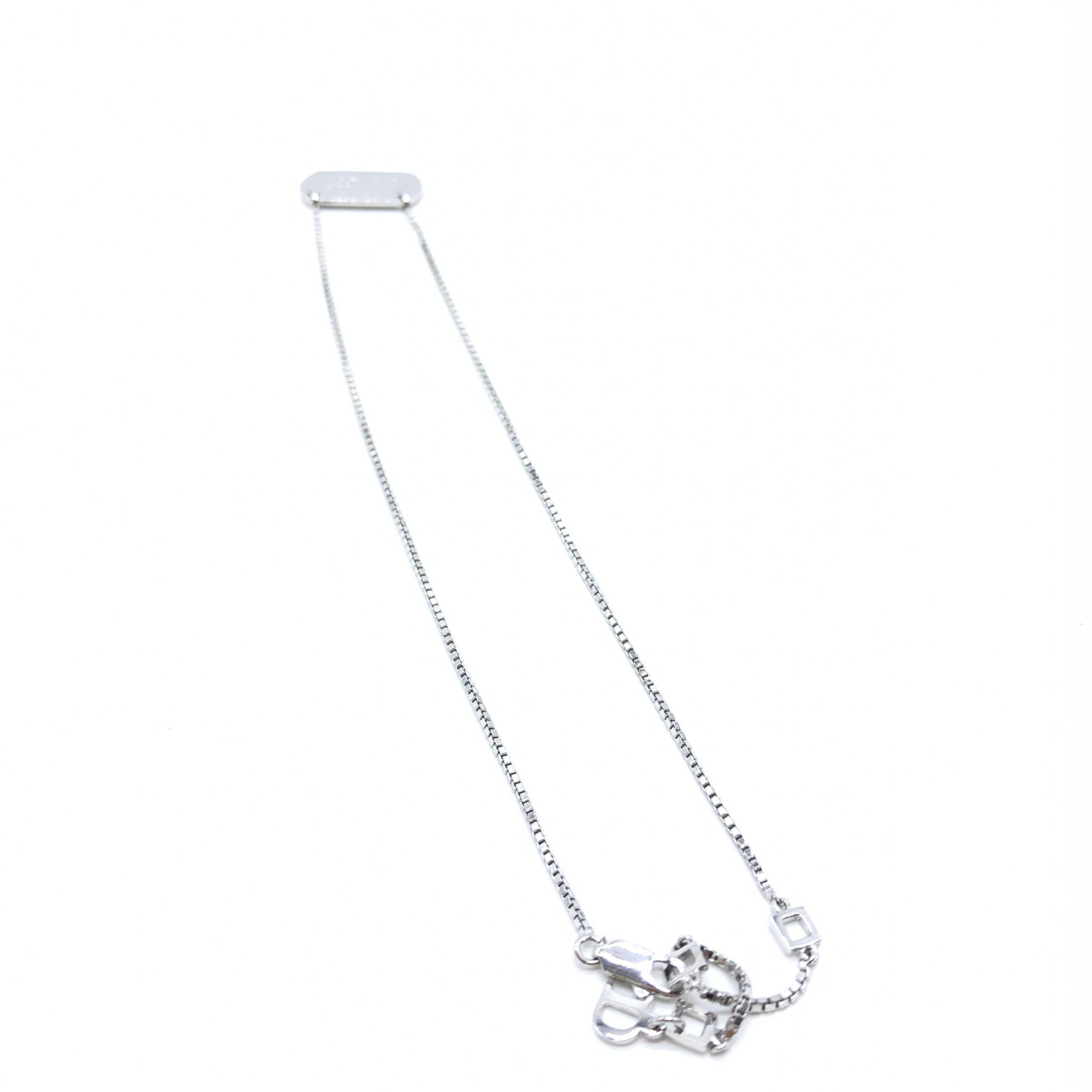 Dior 925 Sterling Silver Antique Art Deco Howard & Co. "Port" Necklace - Afbeelding 3
