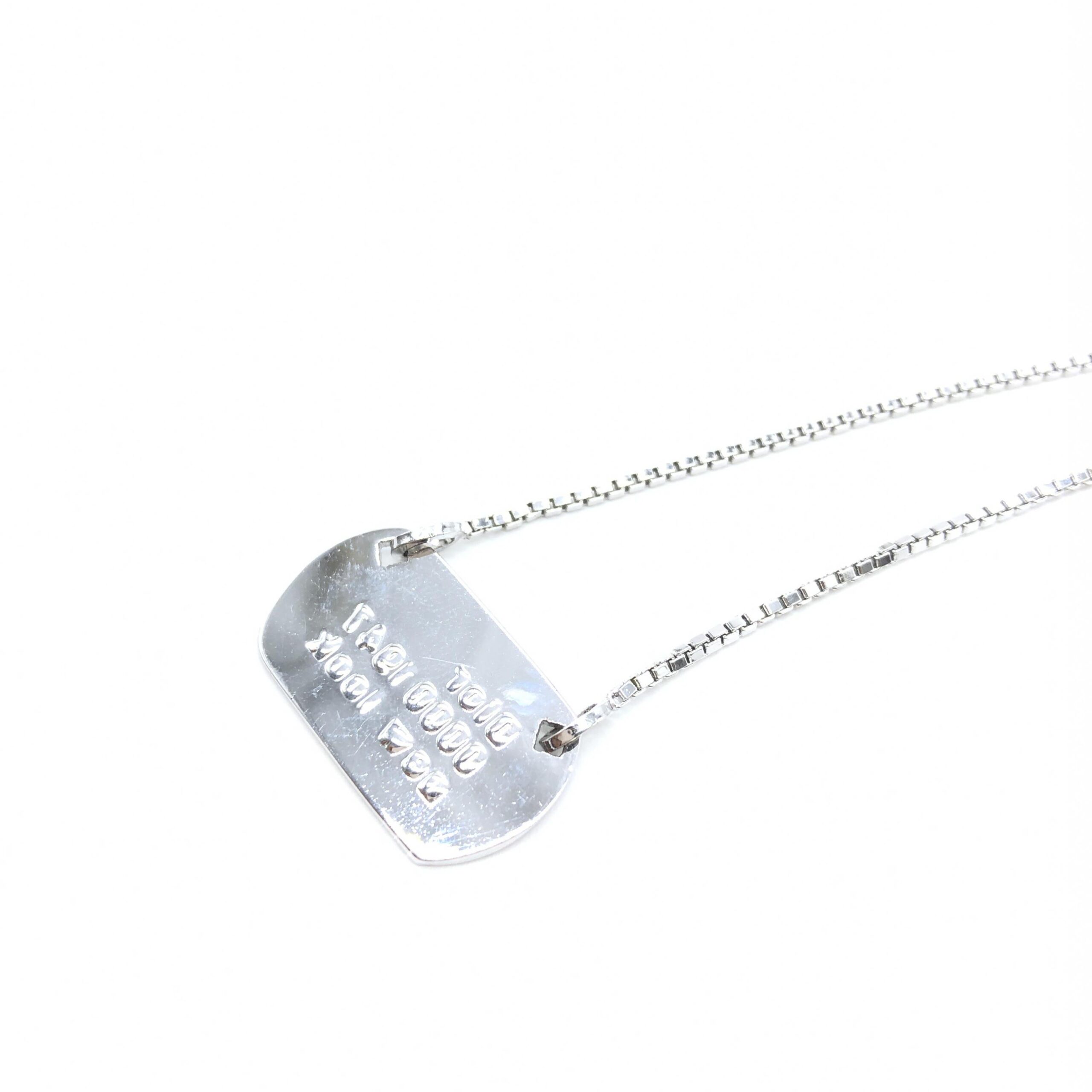 Dior 925 Sterling Silver Antique Art Deco Howard & Co. "Port" Necklace - Afbeelding 6