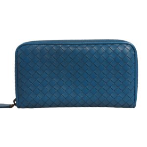 Intrecciato Zip Around Wallet