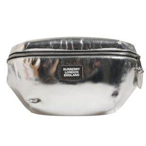 Belt bag Silver in Synthetic
