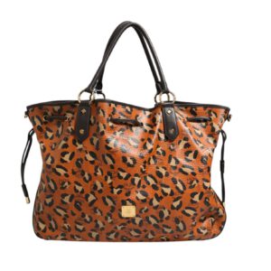 Visetos Leopard Aren Medium Shopper Tote