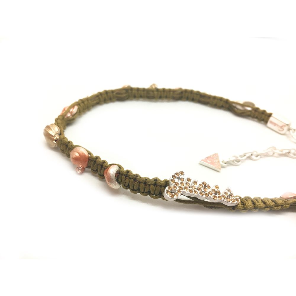 Green Textile Necklace - Afbeelding 2
