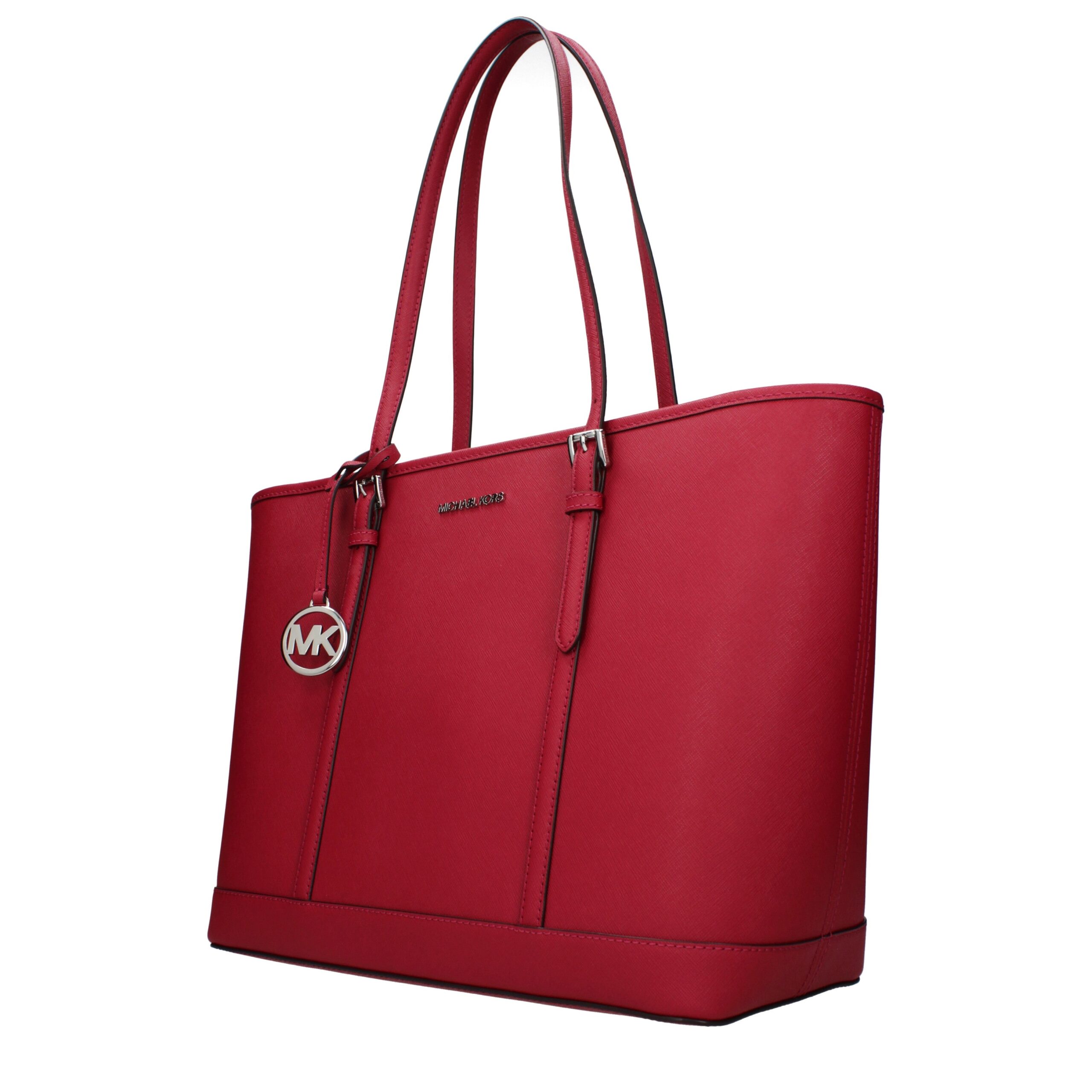 Red Leather Shoulder Bag - Afbeelding 2