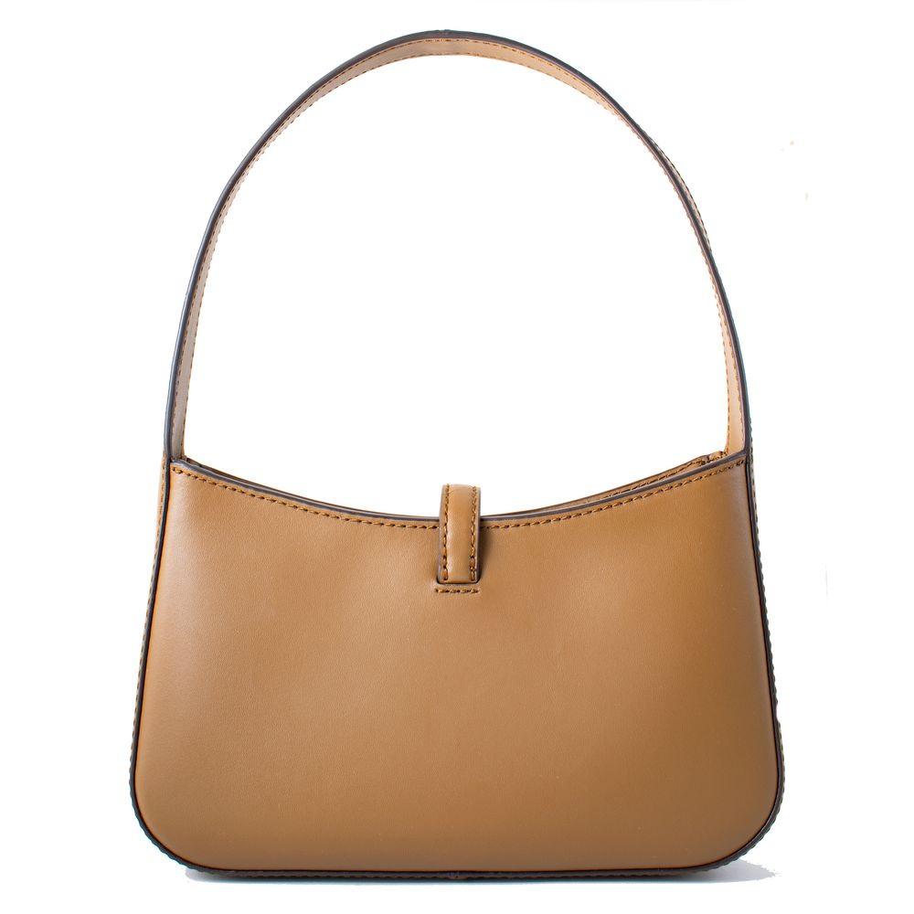 Brown Leather Shoulder Bag - Afbeelding 2