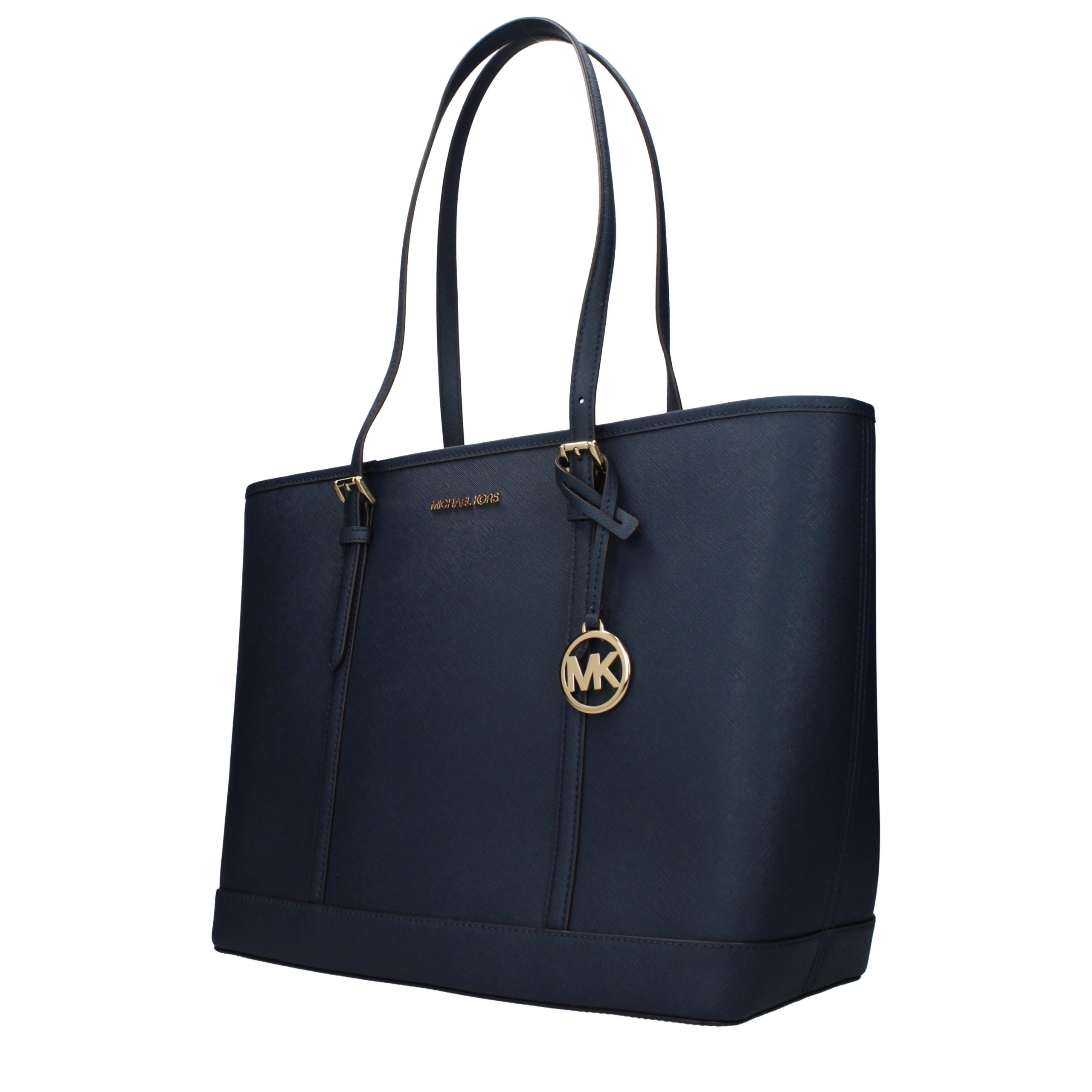 Blue Leather Shoulder Bag - Afbeelding 2