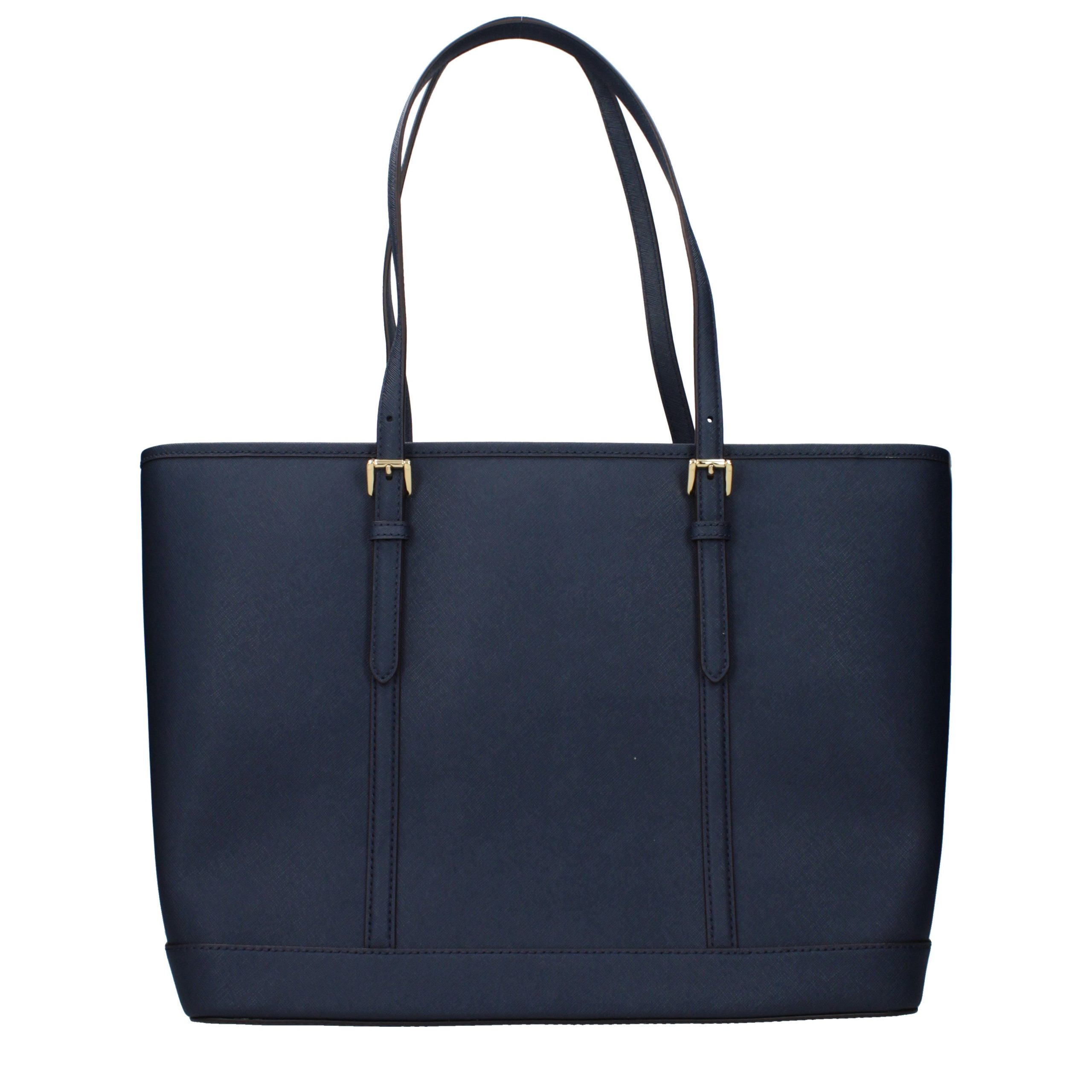 Blue Leather Shoulder Bag - Afbeelding 3