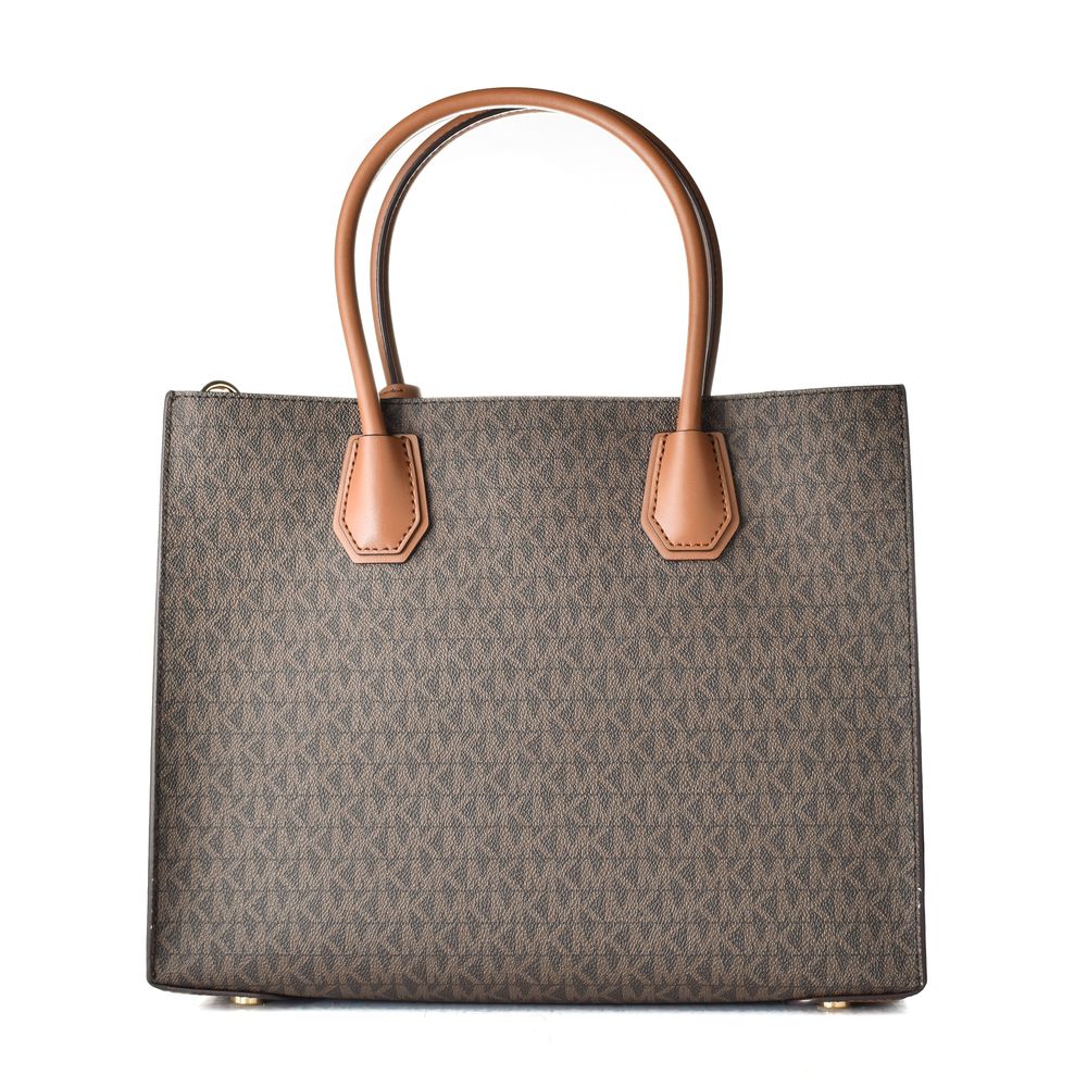 Brown Leather Shoulder Bag - Afbeelding 2