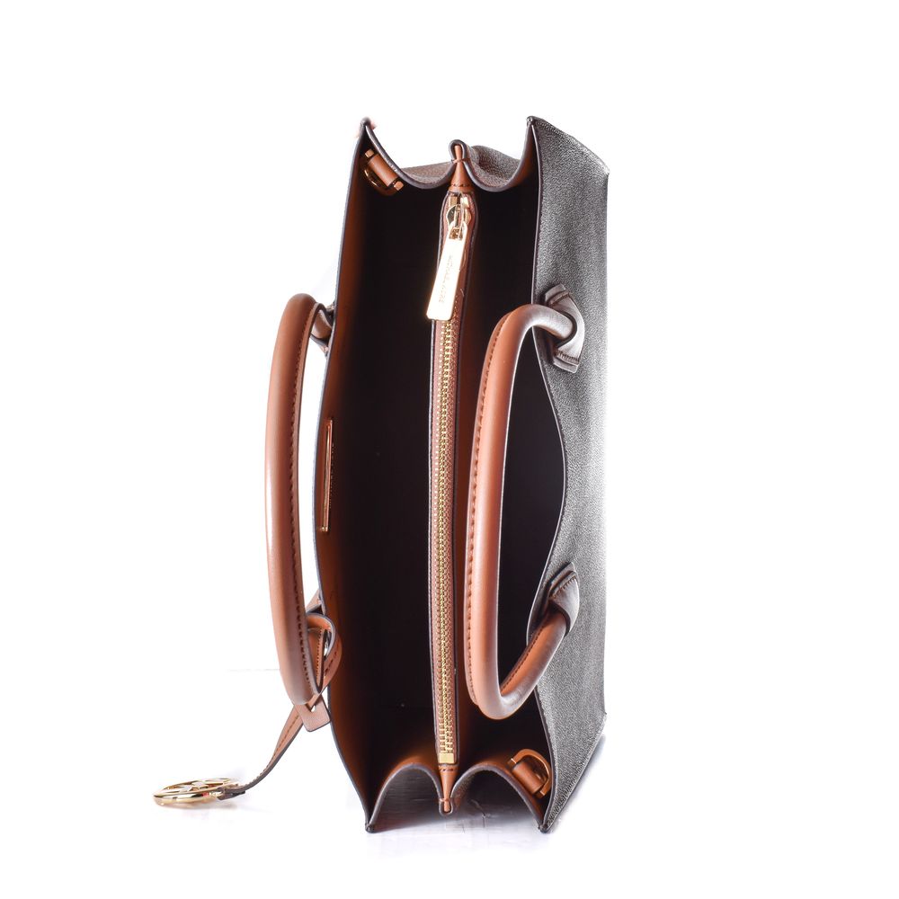 Brown Leather Shoulder Bag - Afbeelding 3