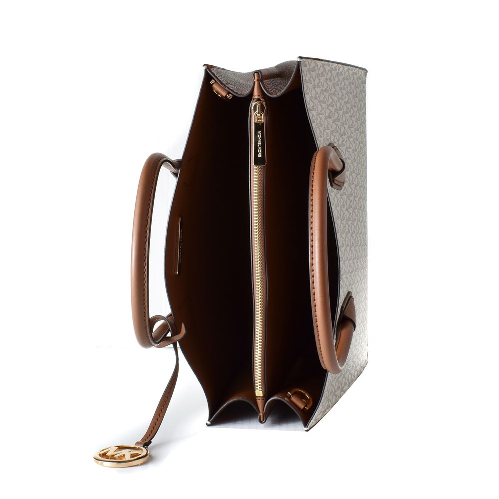Gray Leather Handbag - Afbeelding 3