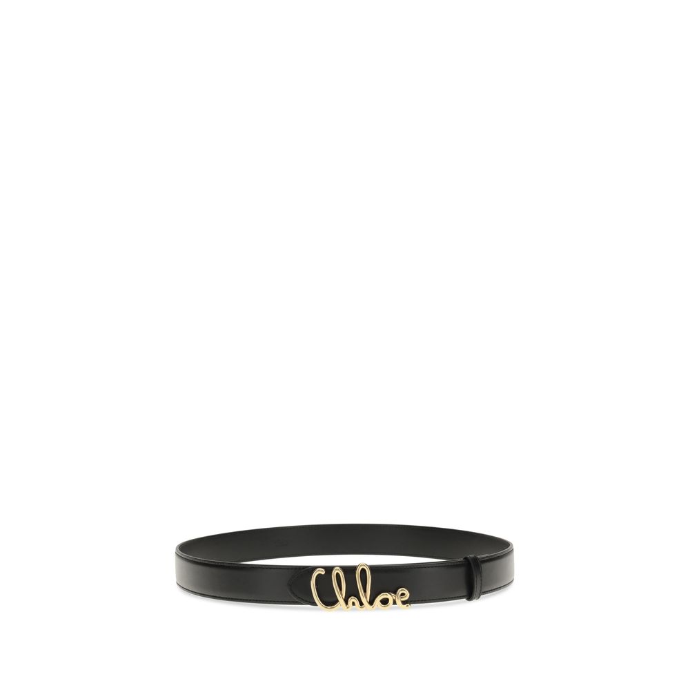 Black Calf Leather Bos Taurus Belt - Afbeelding 2