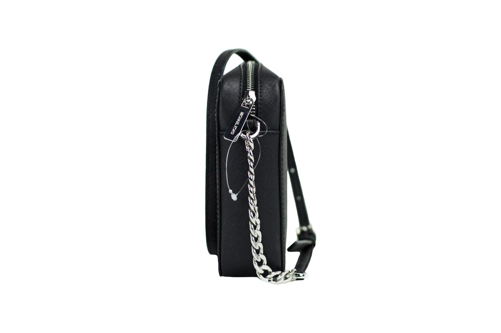 Michael Kors Jet Set Large East West Black Saffiano Leather Crossbody Handbag - Afbeelding 3