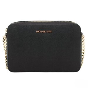 Michael Kors Women'S Top Zip Closure Saffiano Leather Crossbody Bag
