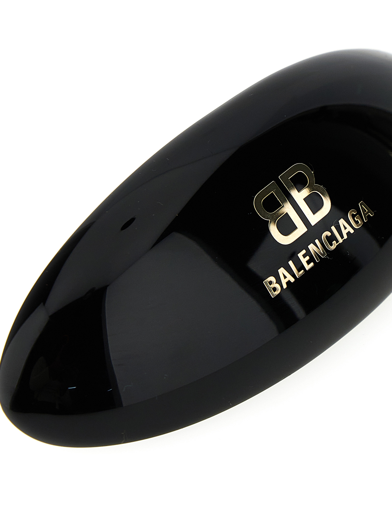 Black Other Fibres Hair Clip - Afbeelding 3