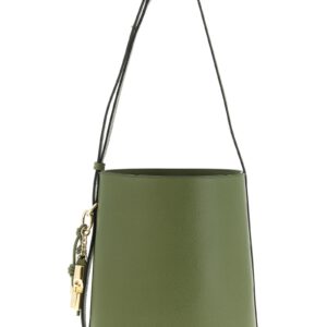 Bicolor Calfskin Shoulder Bag