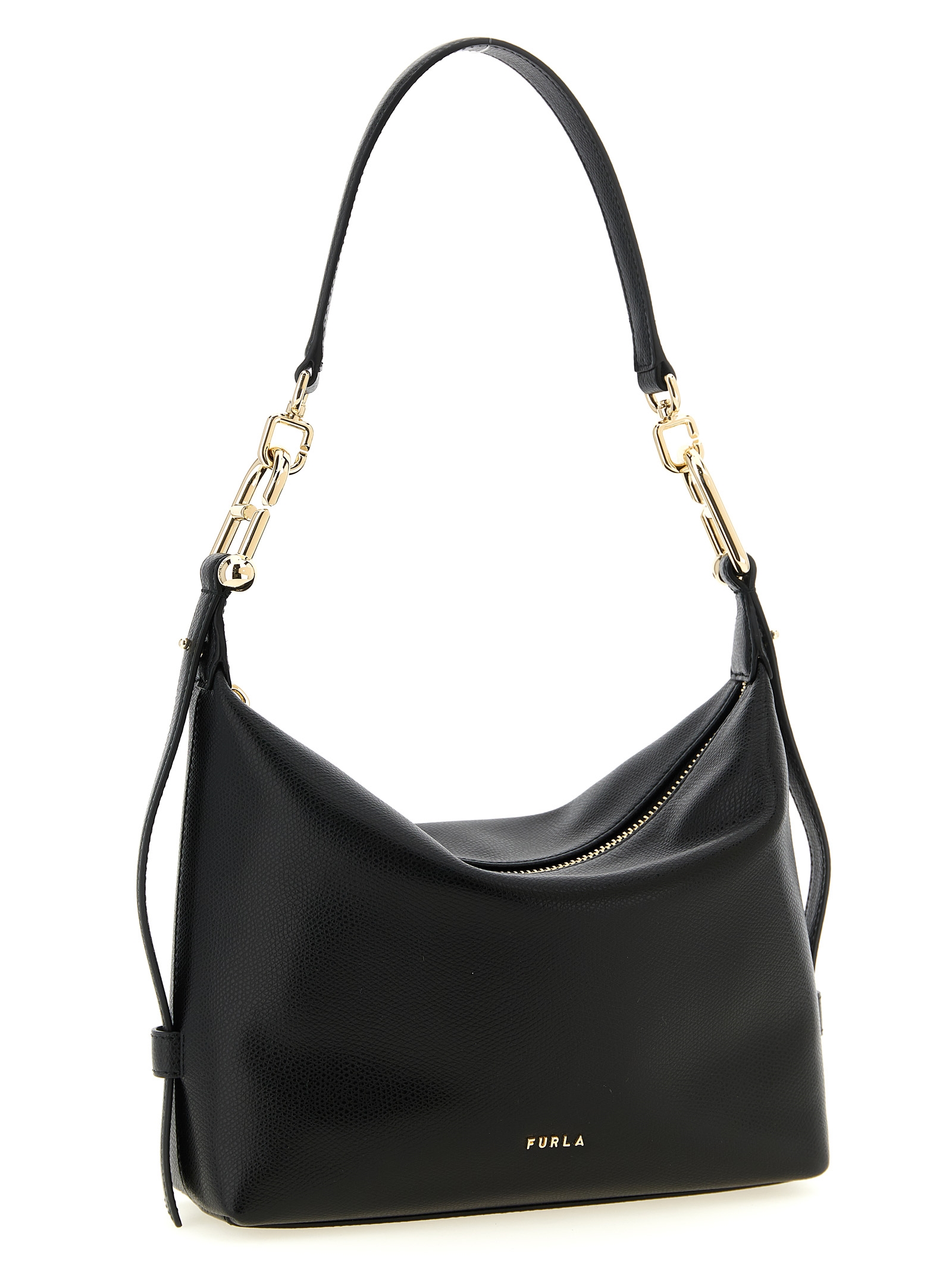 Black Calfskin Shoulder Bag - Afbeelding 3