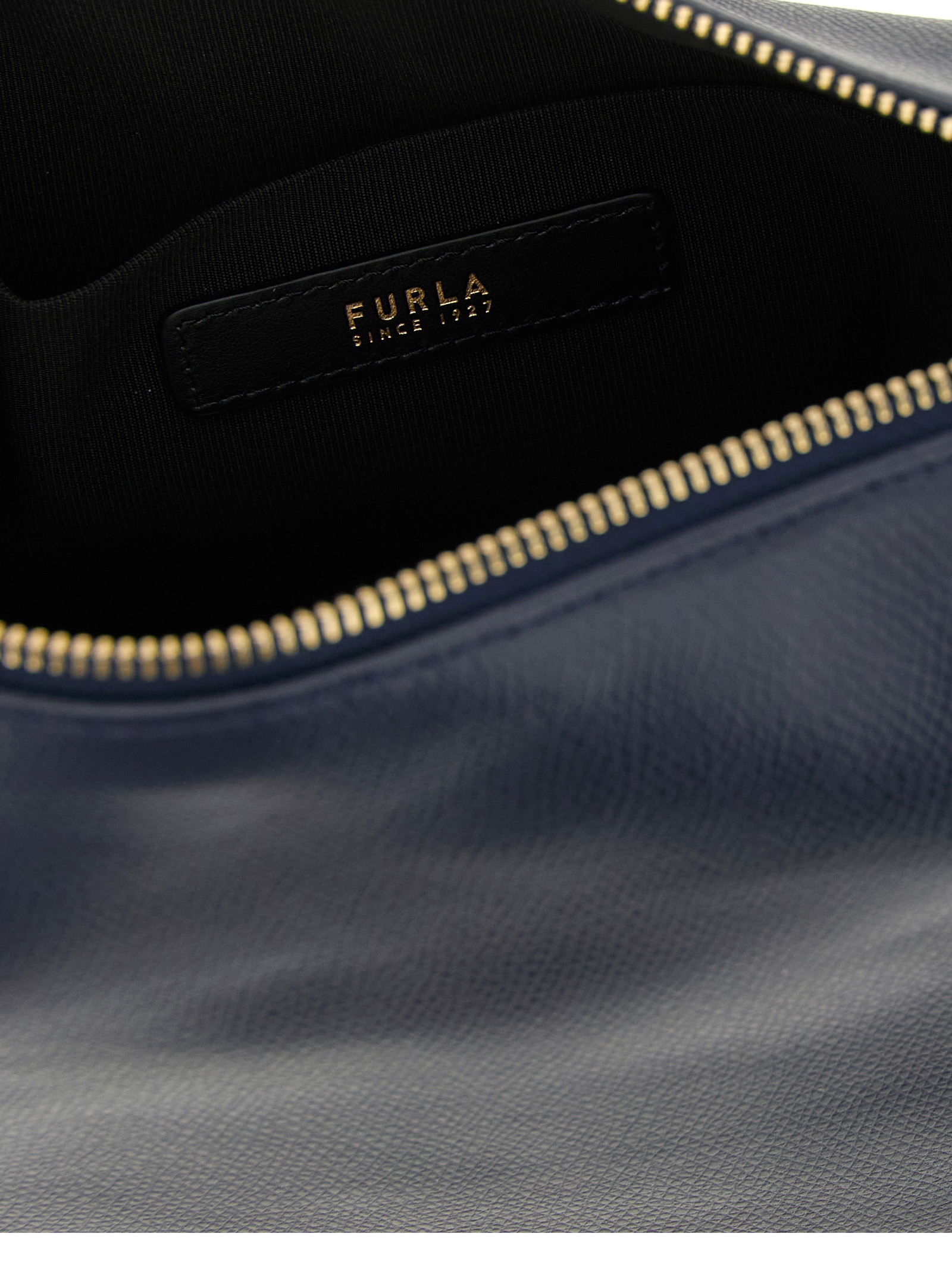 Blue Calfskin Shoulder Bag - Afbeelding 4