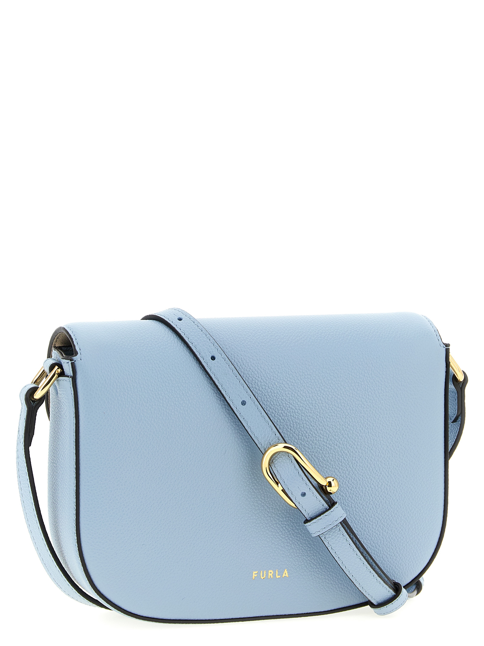Blue Calfskin Crossbody Bag - Afbeelding 2