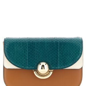 Multicolor Lamb Leather Crossbody Bag