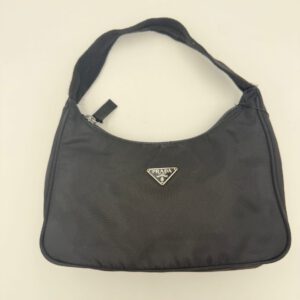Bicolor Nylon Handbag