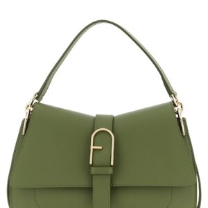Bicolor Calfskin Shoulder Bag