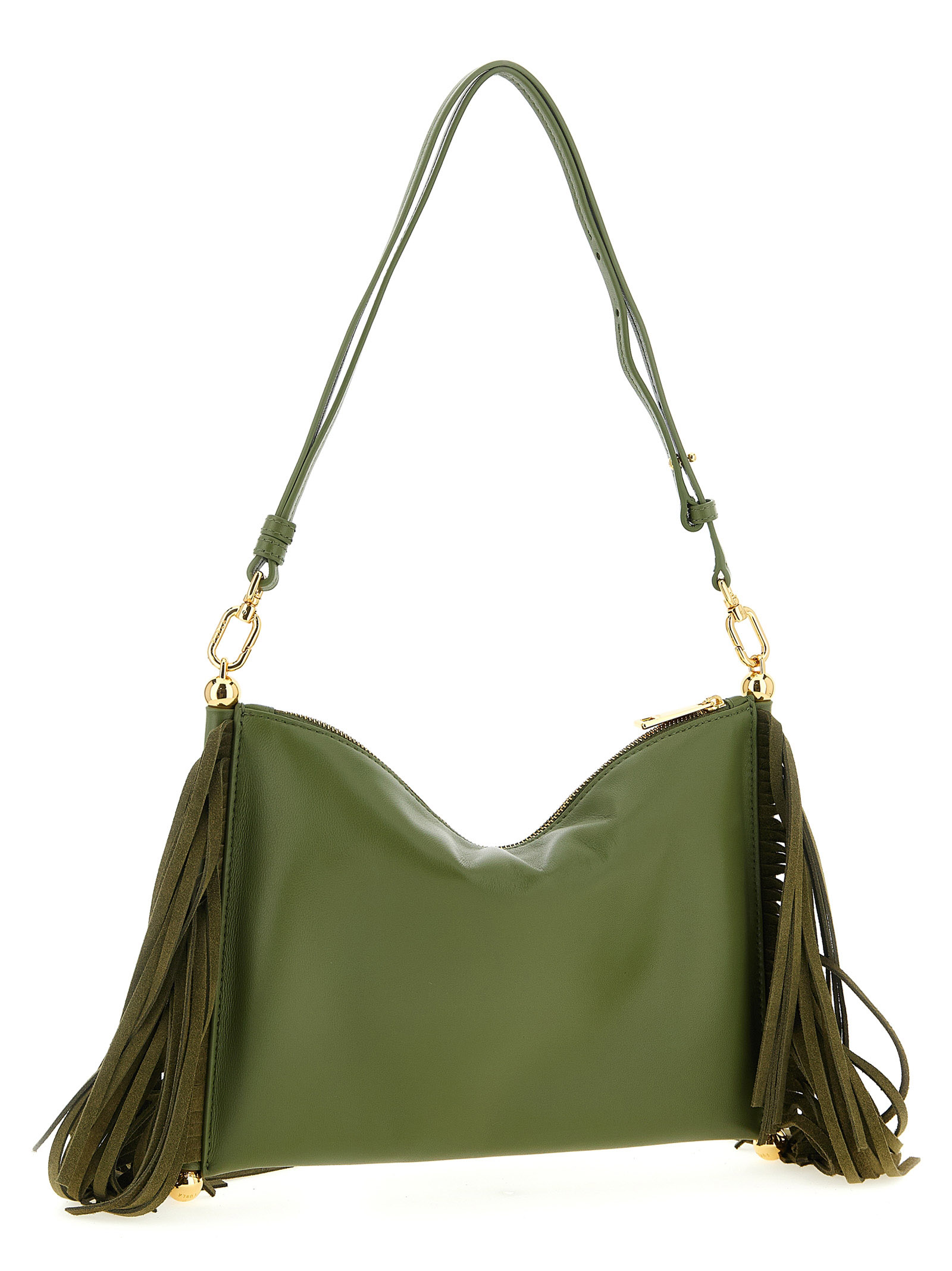 Bicolor Lamb Leather Shoulder Bag - Afbeelding 2