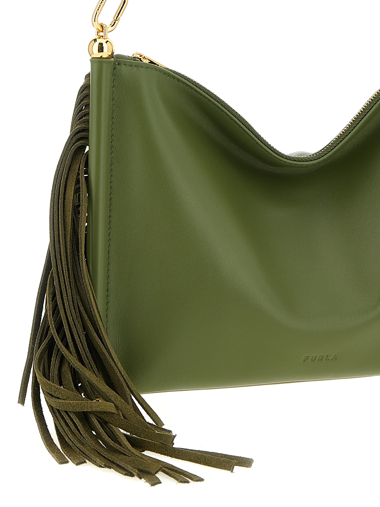 Bicolor Lamb Leather Shoulder Bag - Afbeelding 3