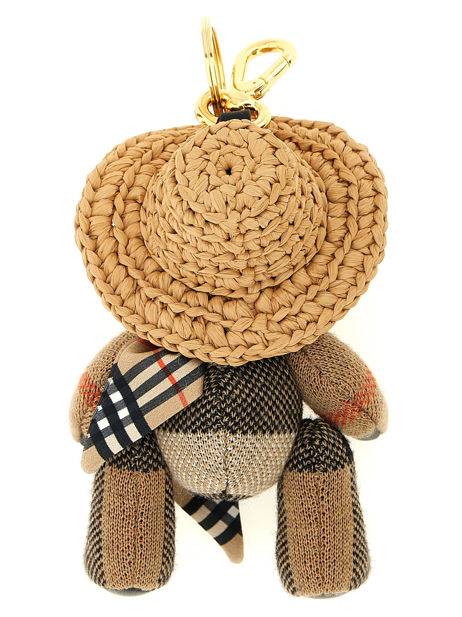 Beige Wool Keychain - Afbeelding 2