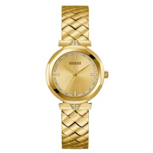 Gold Stainless Steel Dress Watch
