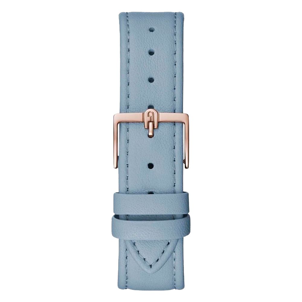 Blue Leather Dress Watch - Afbeelding 3