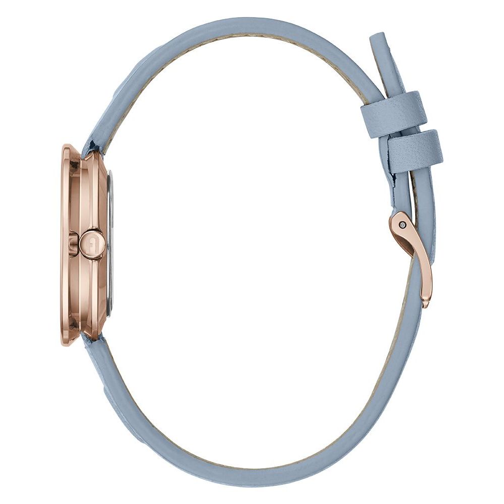 Blue Leather Dress Watch - Afbeelding 2