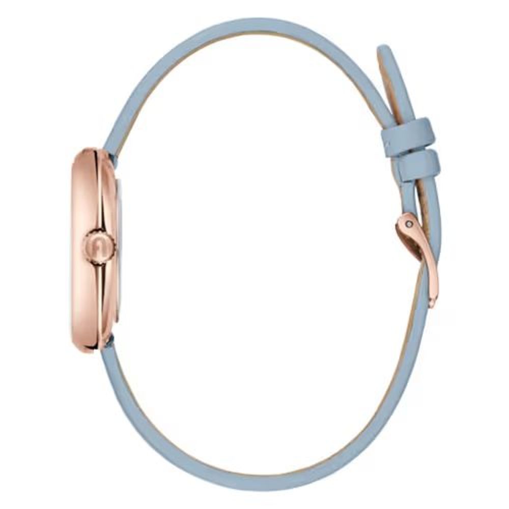 Blue Leather Dress Watch - Afbeelding 2