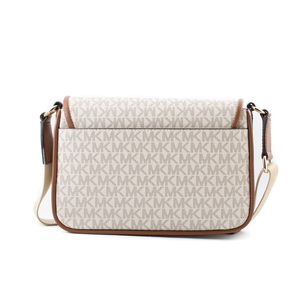 Beige Canvas Crossbody Bag - Afbeelding 2