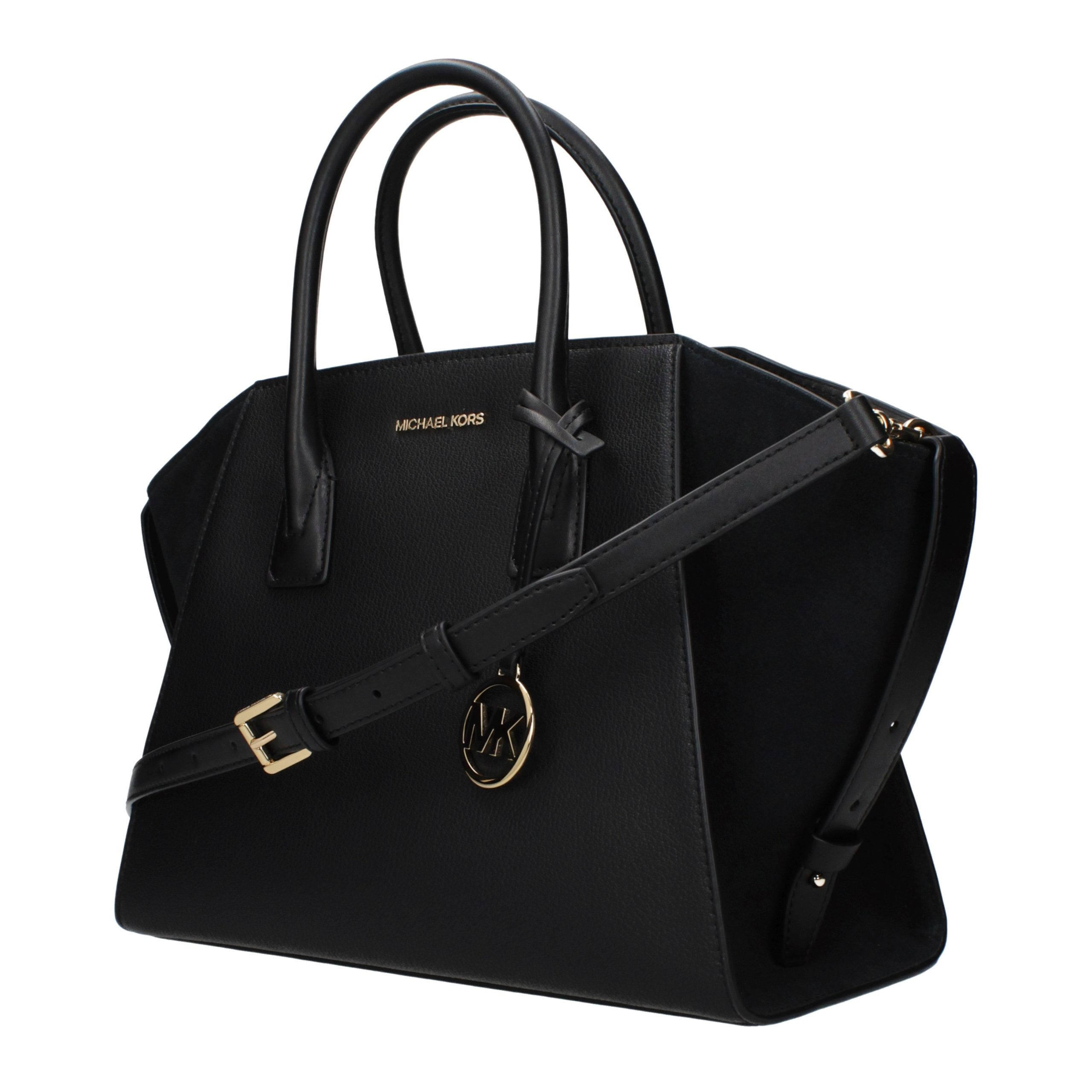 Black Leather Handbag - Afbeelding 2