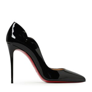 Black Patent Leather Hot Chick Pumps 100
