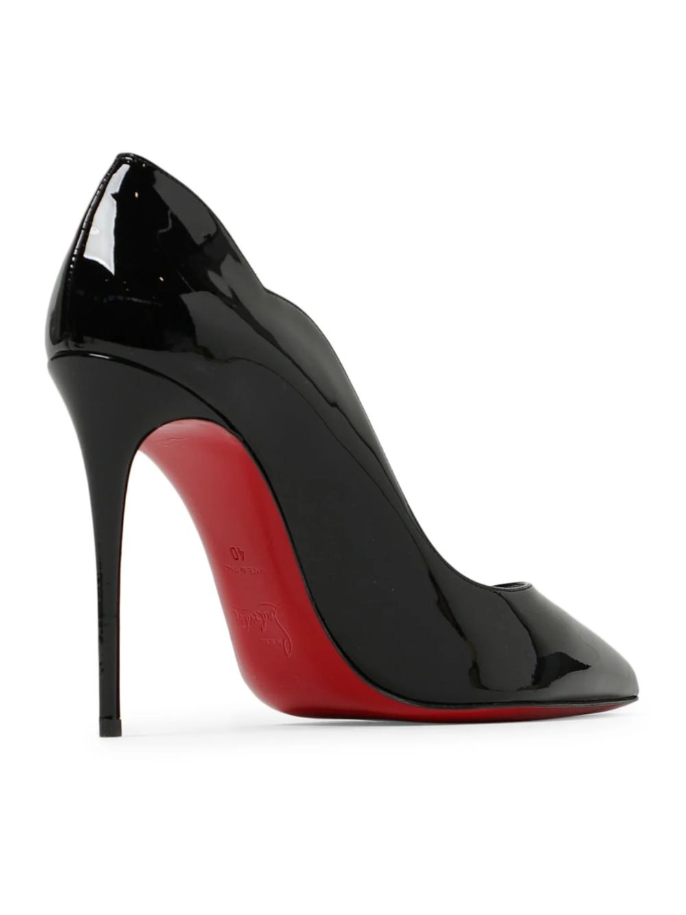Black Patent Leather Hot Chick Pumps 100 - Afbeelding 3