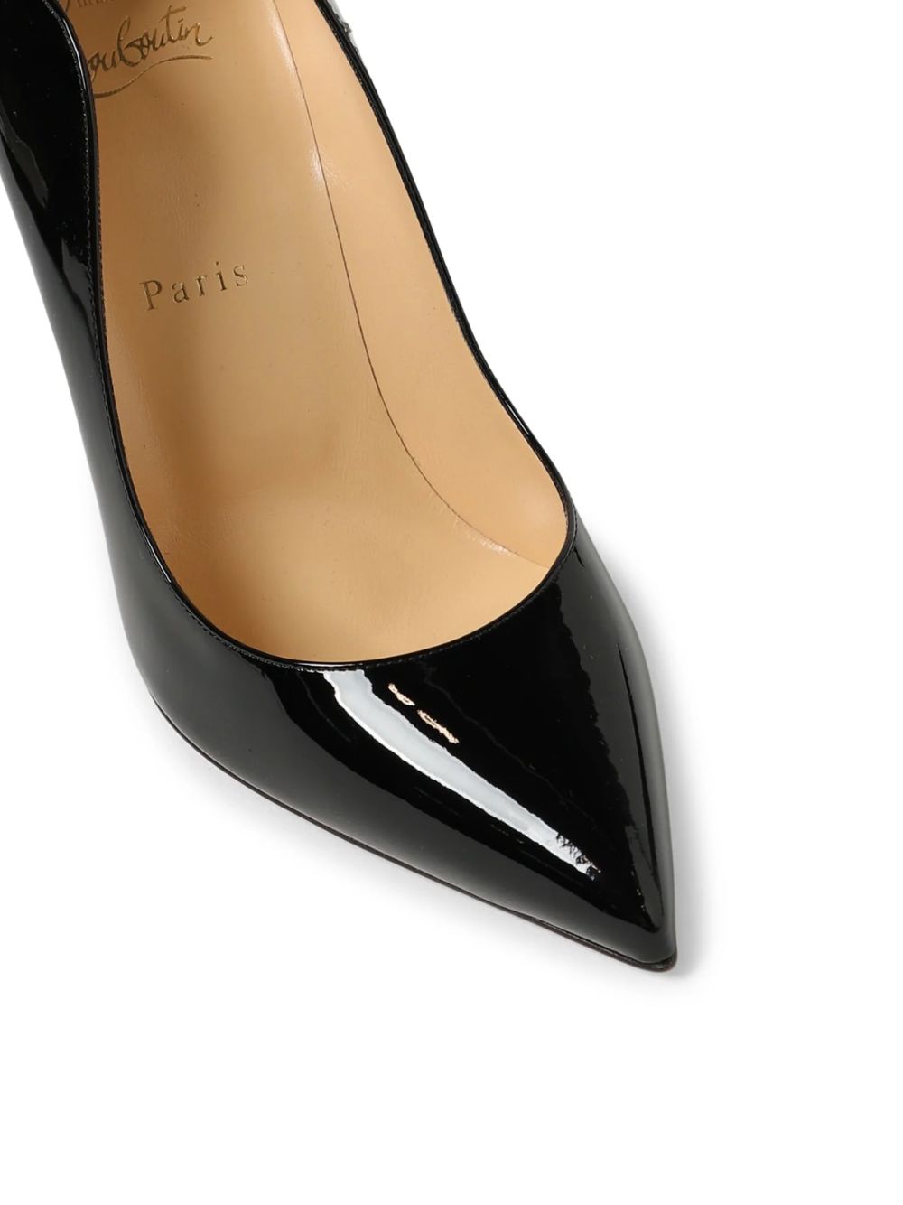 Black Patent Leather Hot Chick Pumps 100 - Afbeelding 4