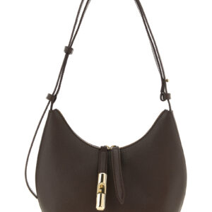 Brown Calfskin Shoulder Bag
