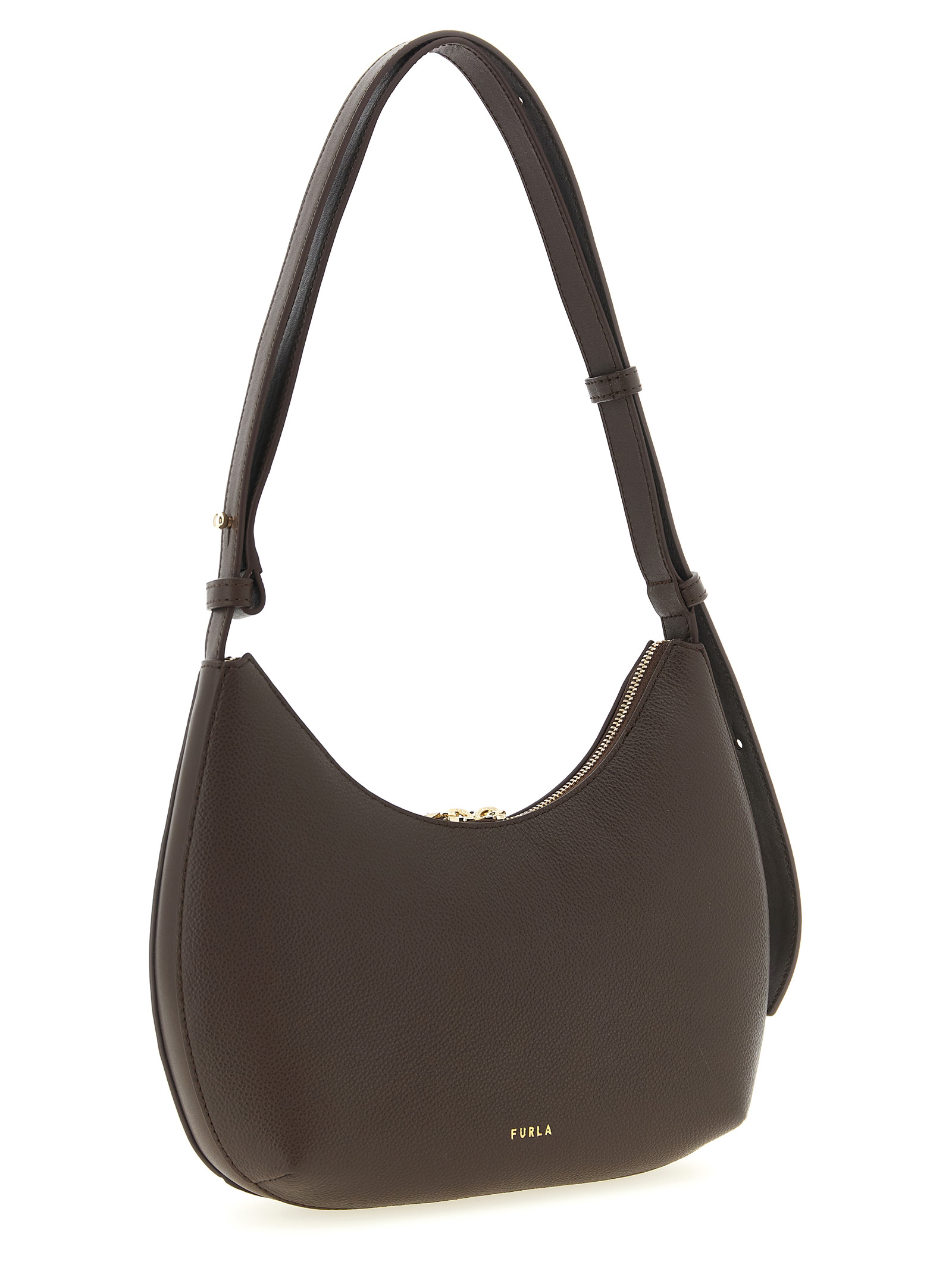 Brown Calfskin Shoulder Bag - Afbeelding 2