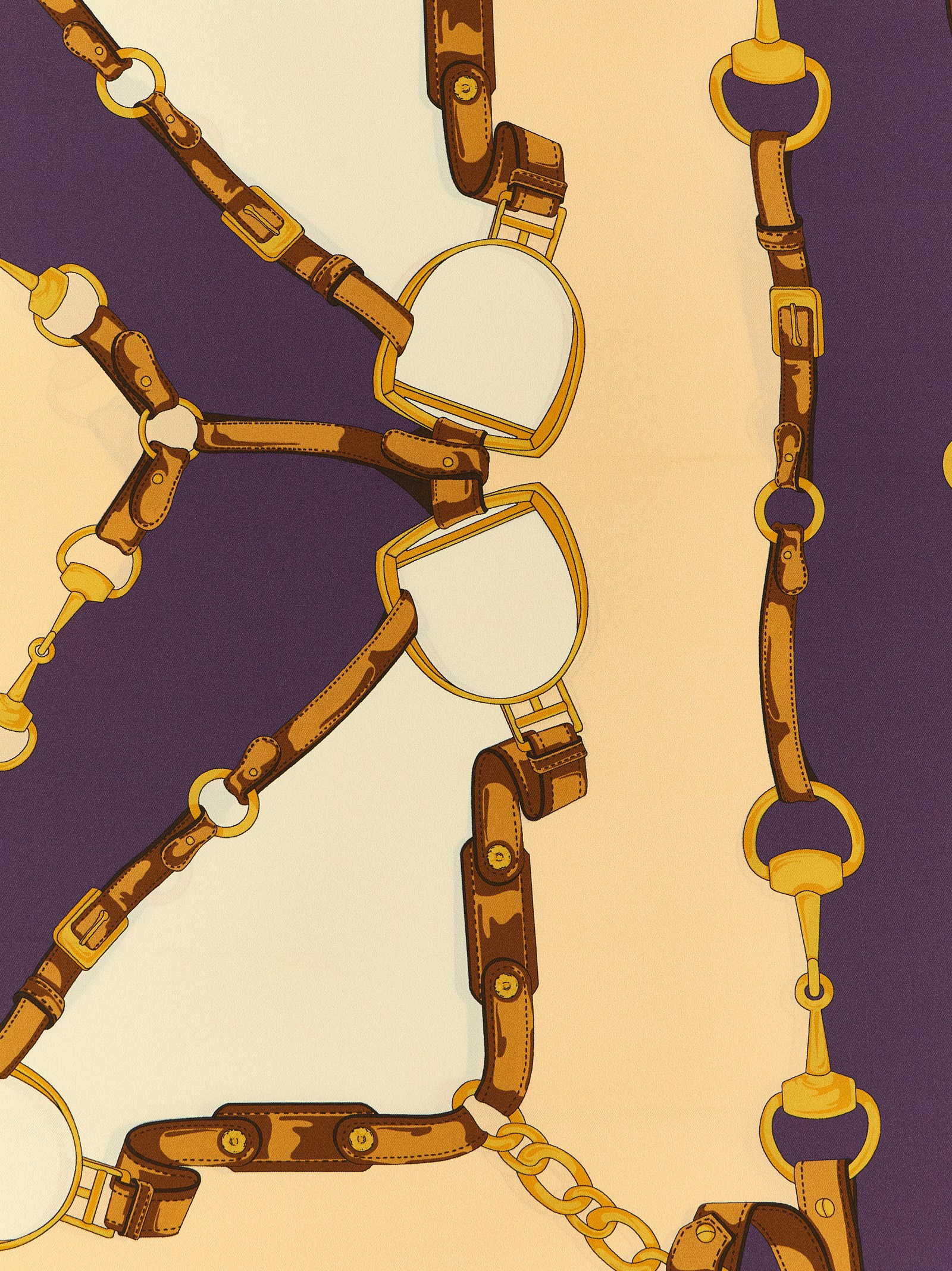 Beige Silk Scarf - Afbeelding 3