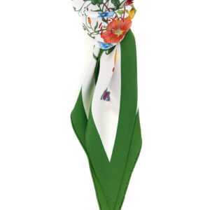 White Silk Foulard