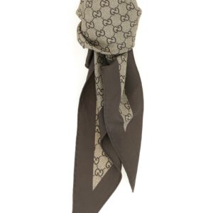Beige Silk Foulard
