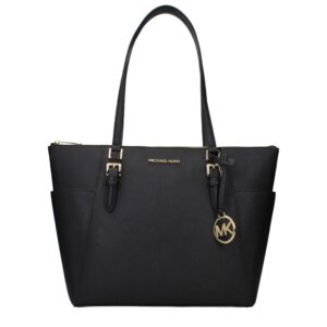 Black Leather Shoulder Bag