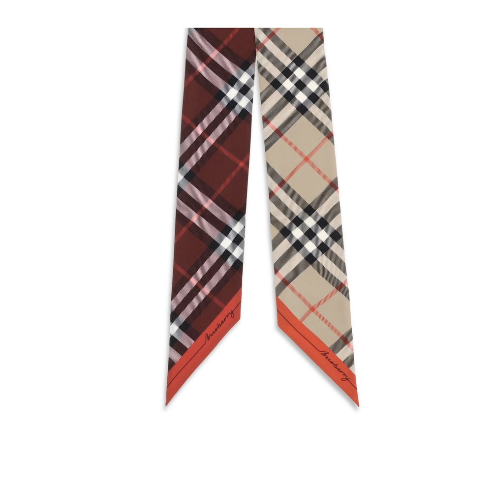 Beige Silk Scarf - Afbeelding 3