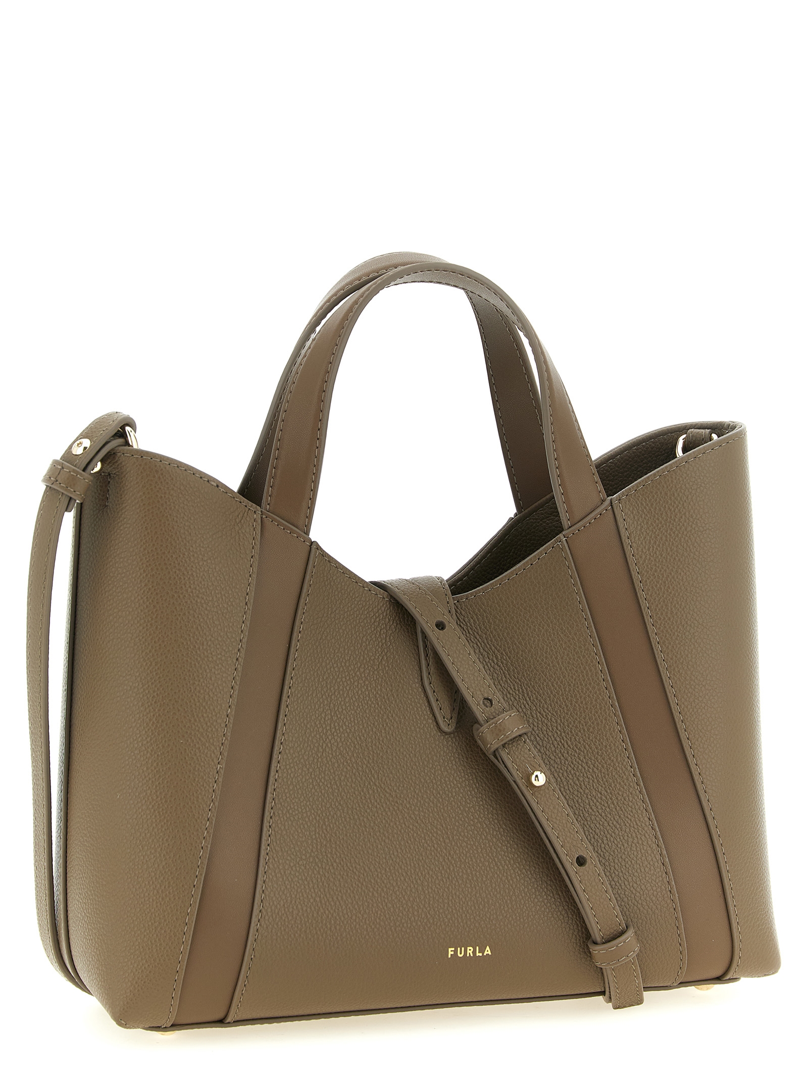 Gray Calfskin Tote Bag - Afbeelding 2