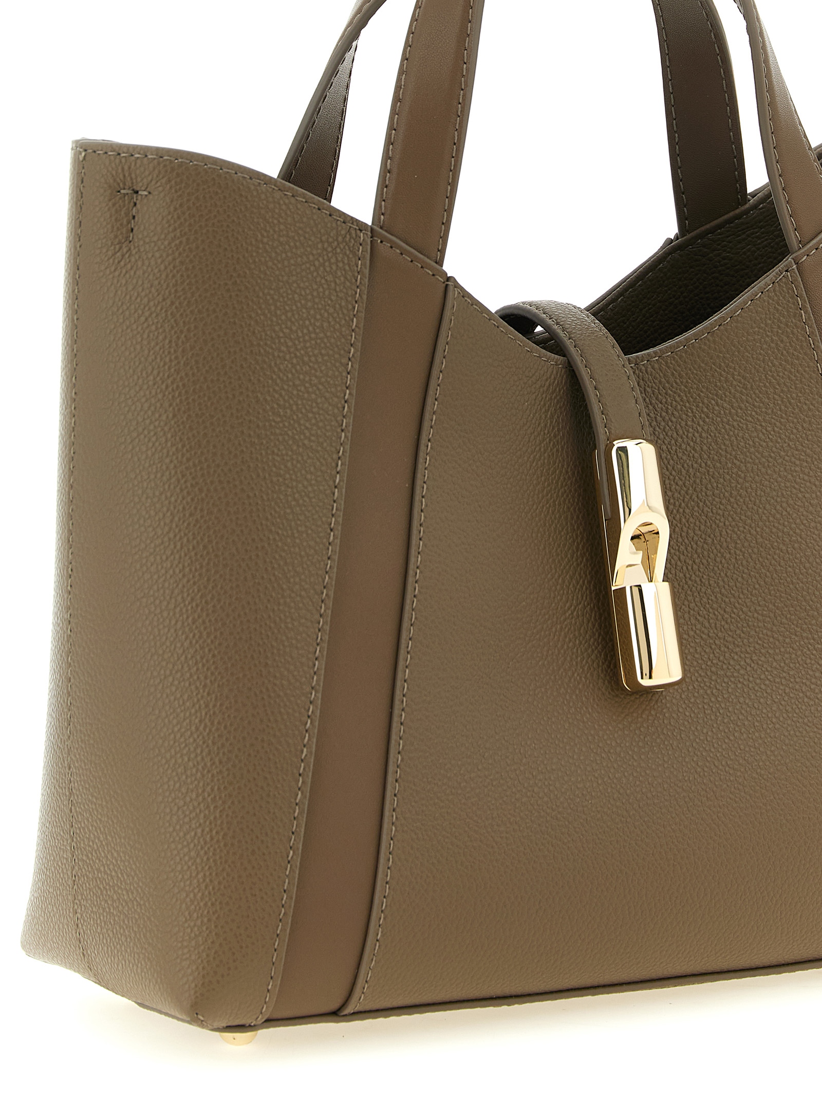 Gray Calfskin Tote Bag - Afbeelding 3