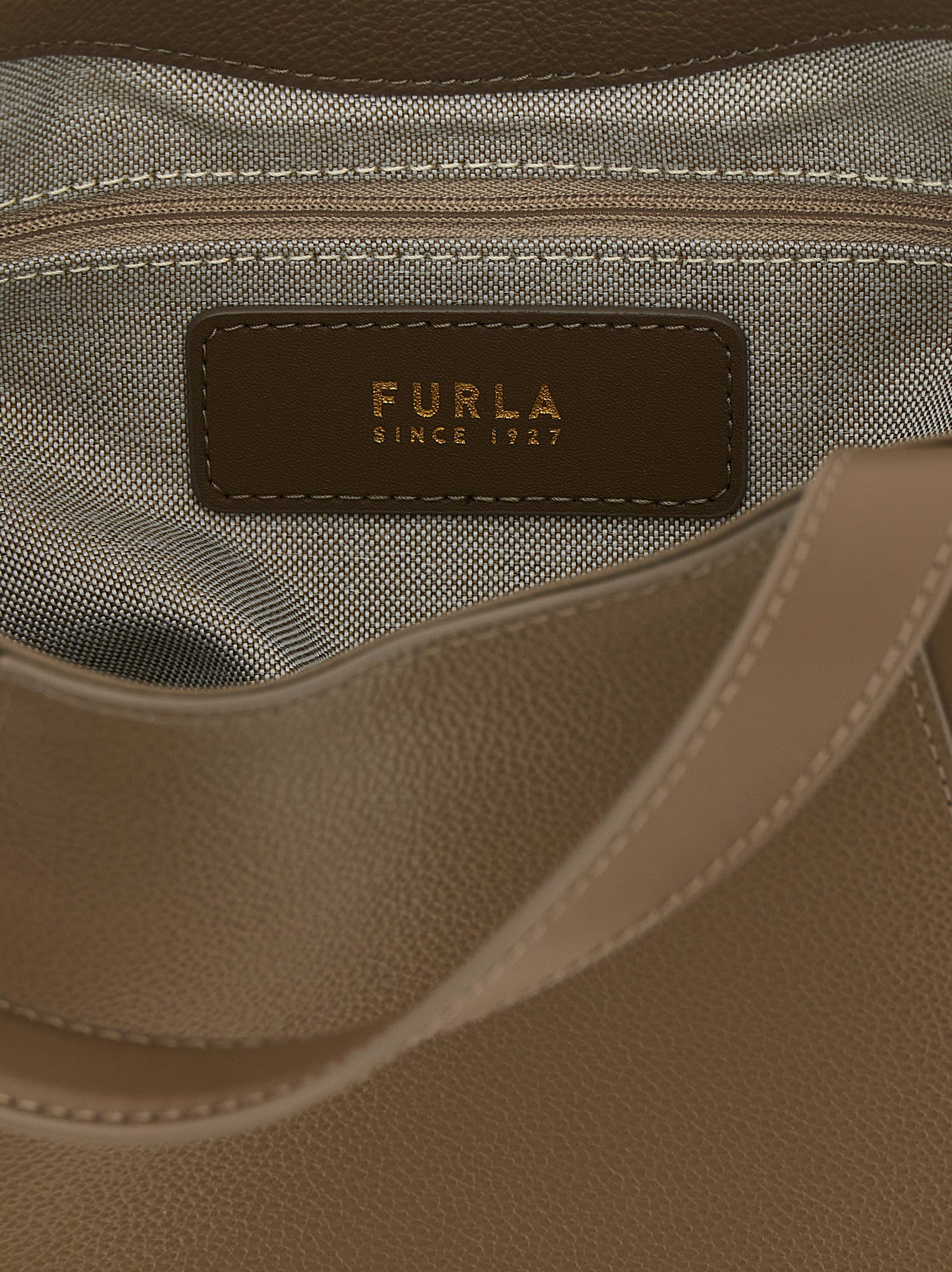 Gray Calfskin Tote Bag - Afbeelding 4