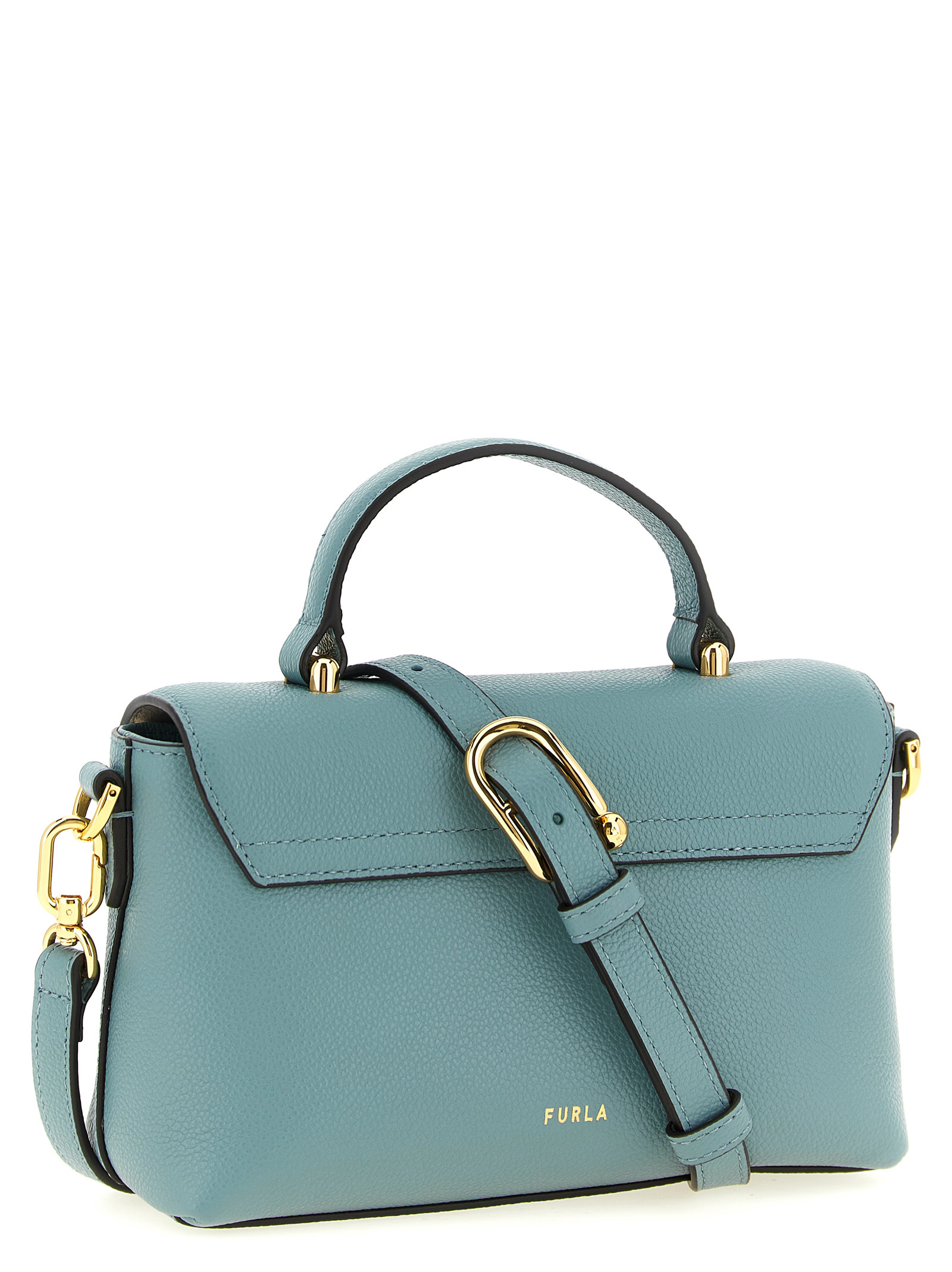 Blue Calfskin Handbag - Afbeelding 2