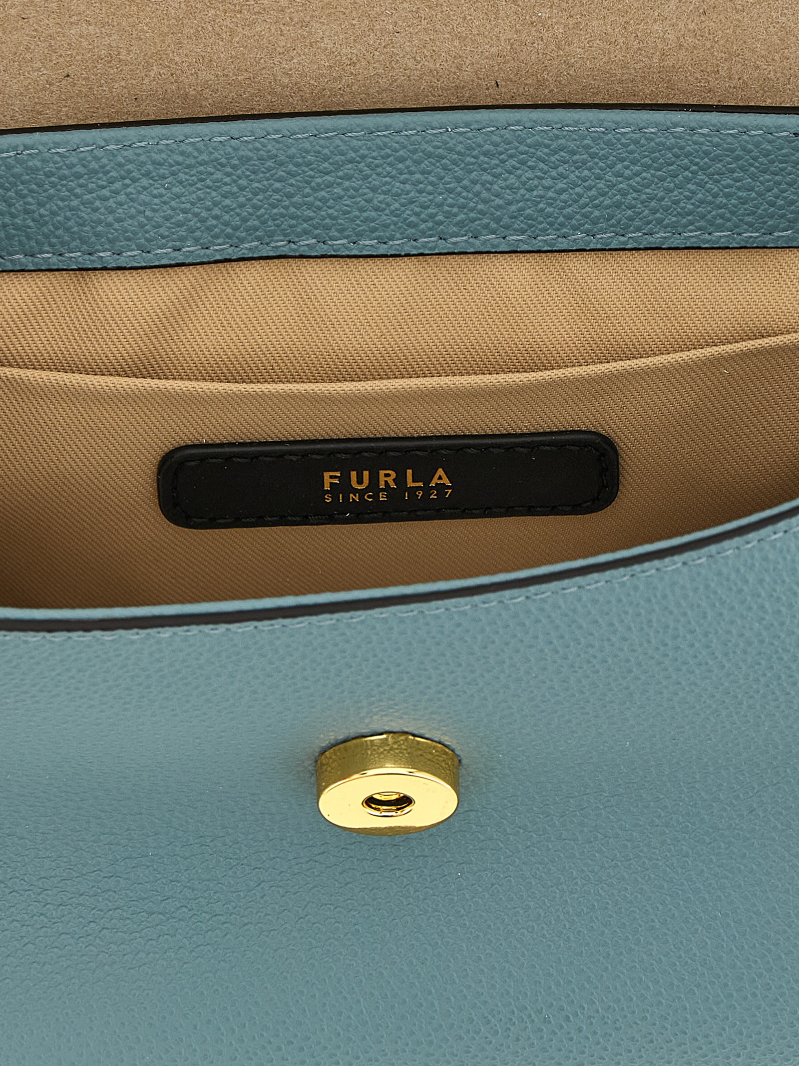 Blue Calfskin Handbag - Afbeelding 4