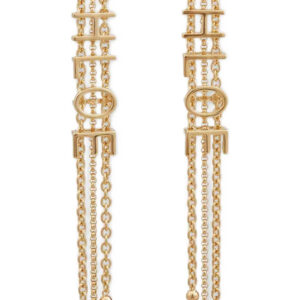 Gold Brass Earrings