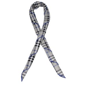 Gray Silk Foulard
